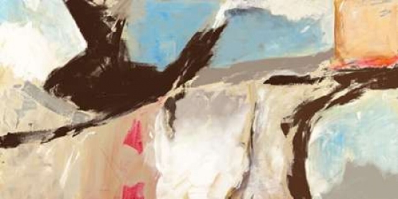 Aqua and Greige Poster Print by Chaz Olin - Item # VARPDX2CO1283